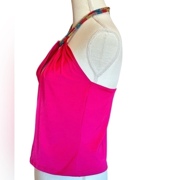 #24 NWT Veronica Beard Akeeva Top in Fuchsia - Picture 5 of 7